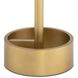 Myles 24 X 24 inch Natural Brass Accent Table, Large